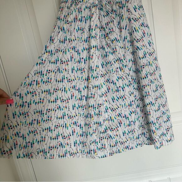 Lilly Pulitzer Sz 2 Oh Buoy Alexi Nautical Mini Dress Beachy Cottagecore Whimsy - Picture 8 of 11